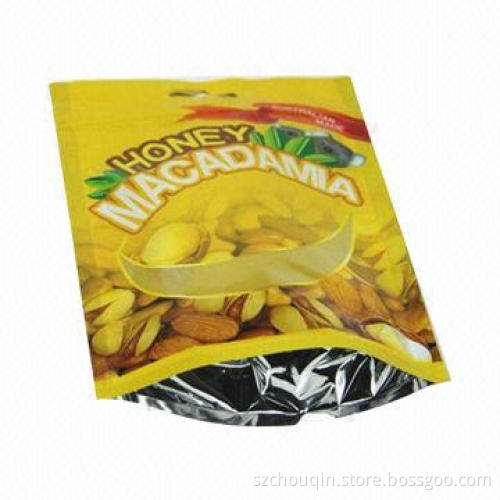 Laminated stand up bag for food, most popular design, 0.12mm thickness, free shipment